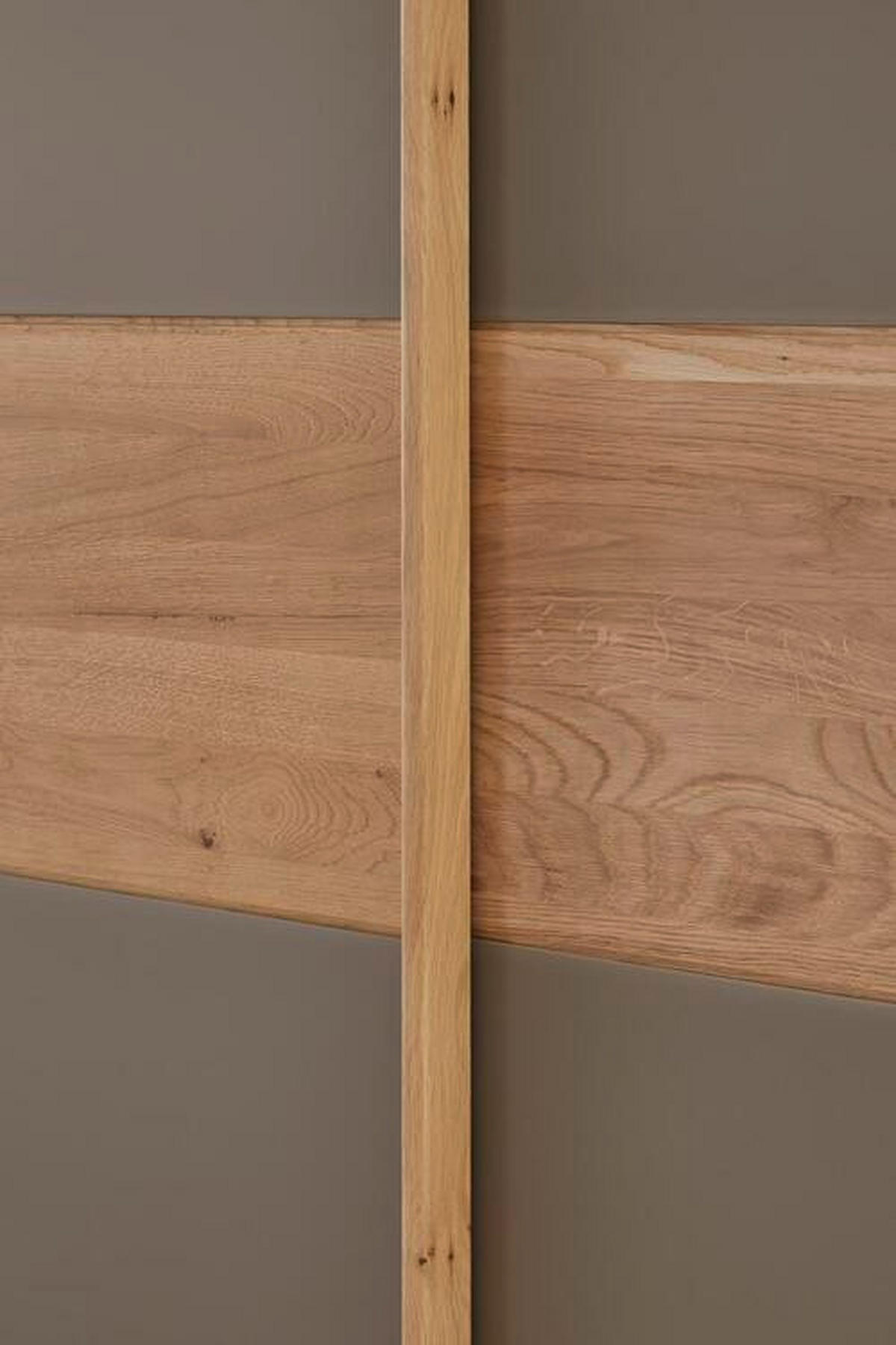  SCHIEBETÜRENSCHRANK 301,9/240,3/67,2 cm 3-türig  - Eichefarben/Braun, Design, Glas/Holz (301,9/240,3/67,2cm) - Valnatura