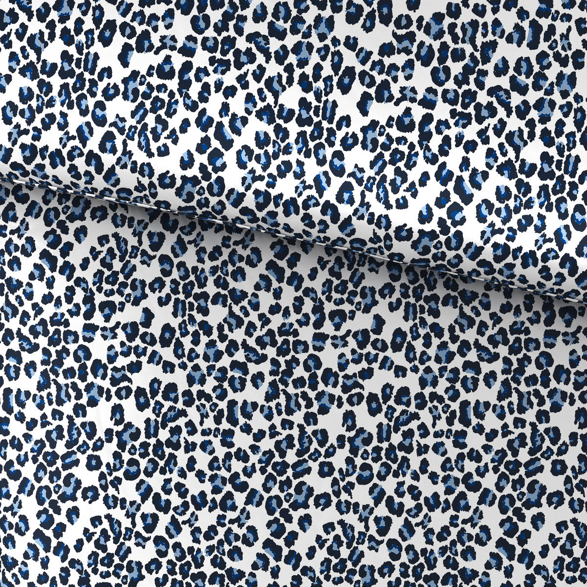 ÁGYNEMŰHUZAT-GARNITÚRA 140/200 cm  - kék/fehér, Basics, textil (140/200cm) - Novel