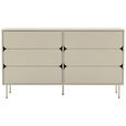 SIDEBOARD  in 150/85/40 cm  - Seidengrau, Design, Holzwerkstoff/Metall (150/85/40cm) - Xora