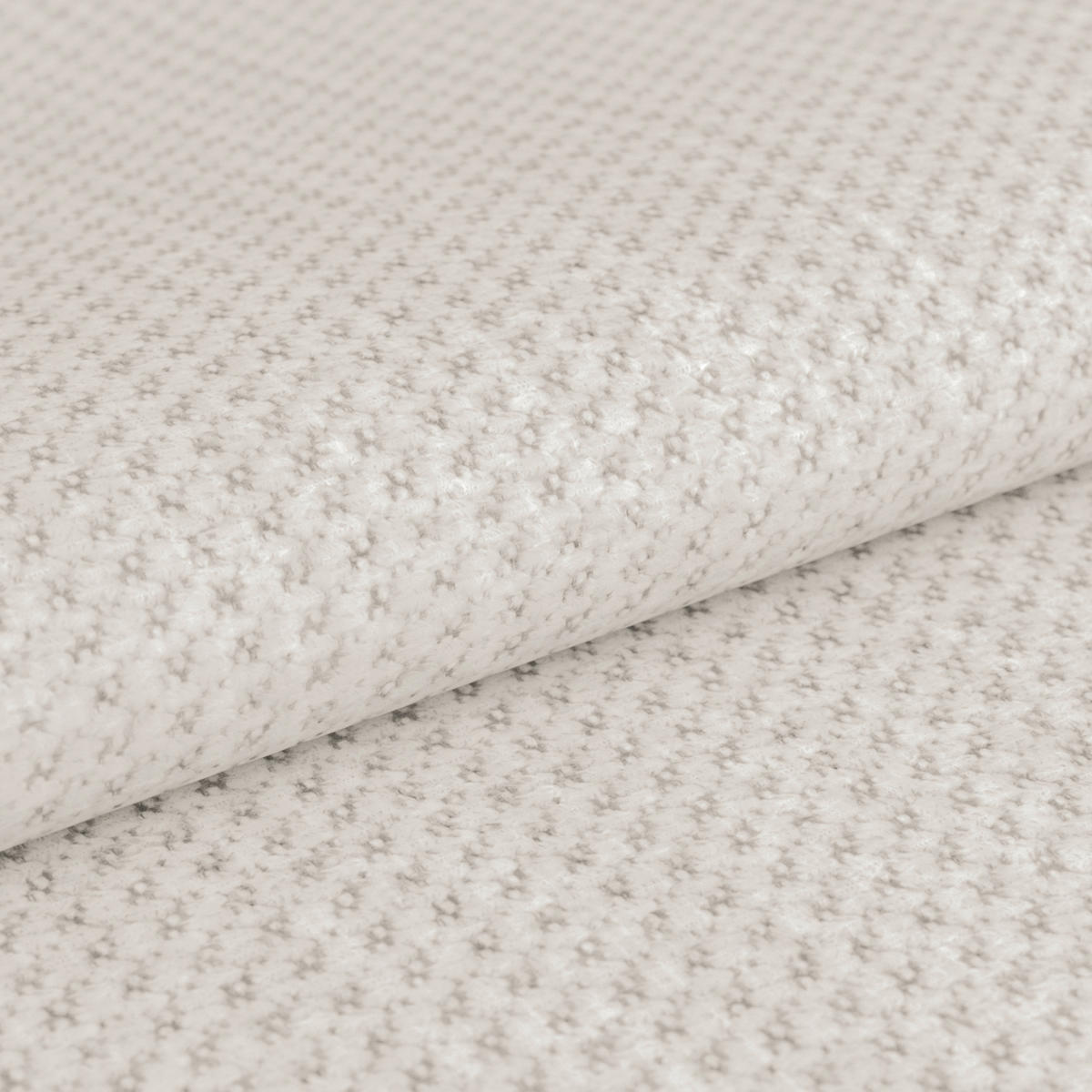 ECKSOFA MAURO Perlmutt Flachgewebe  - Perlmutt/Schwarz, Trend, Textil/Metall (175/290cm) - MID.YOU