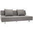 SCHLAFSOFA in Textil Grau - Edelstahlfarben/Grau, Design, Textil/Metall (210/79/113cm) - Innovation SCHLAFSOFA in Textil Grau - Edelstahlfarben/Grau, Design, Textil/Metall (210/79/113cm) - Innovation
