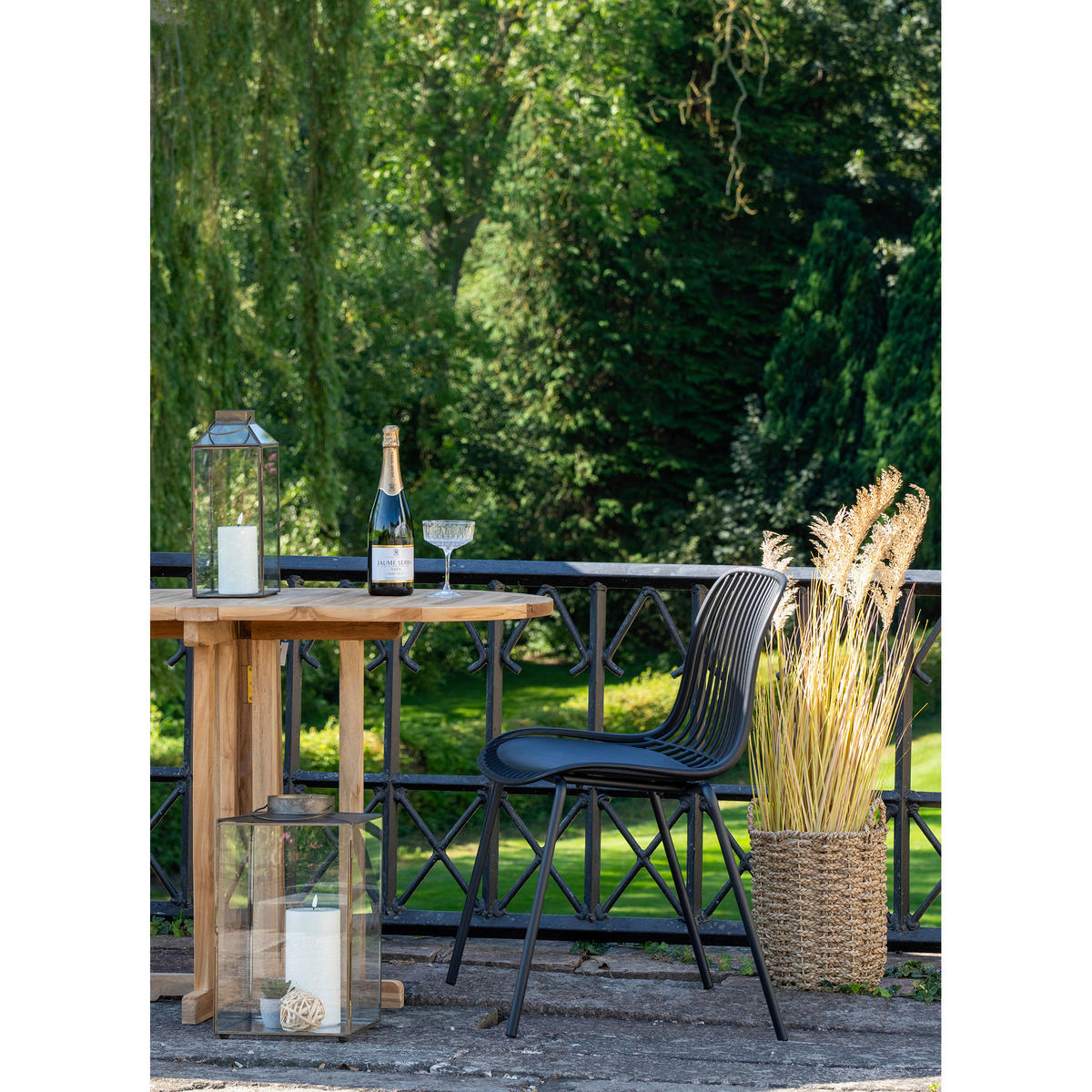 ÜBERTOPF-SET  - Braun, Design, Holz