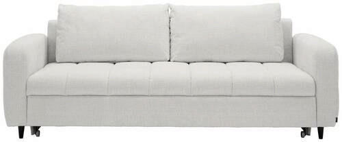 SCHLAFSOFA Flachgewebe Hellgrau  - Hellgrau/Schwarz, Design, Holz/Textil (236/88/101cm) - Lomoco