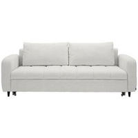 SCHLAFSOFA in Textil Hellgrau  - Hellgrau/Schwarz, Design, Holz/Textil (236/88/101cm) - Stylife