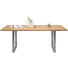 ESSTISCH in Holz, Metall 160/90/76 cm - Edelstahlfarben/Eichefarben, Design, Holz/Metall (160/90/76cm) - Novel ESSTISCH in Holz, Metall 160/90/76 cm - Edelstahlfarben/Eichefarben, Design, Holz/Metall (160/90/76cm) - Novel