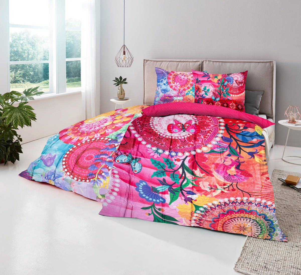 POSTELJNINA HAPPY COLOURS 140/200 cm saten  - Konvencionalno, tekstil (140/200cm) - Novel