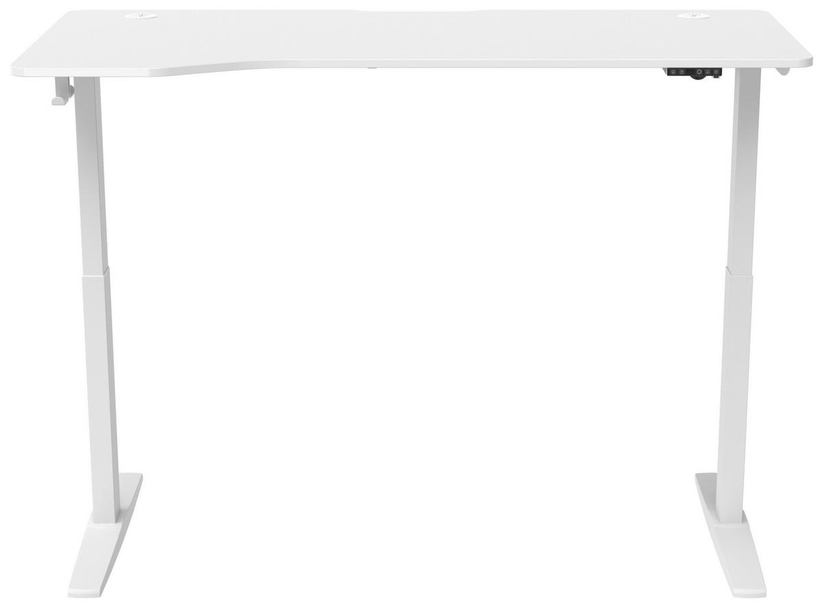 SCHREIBTISCH  in Weiß  - Weiß, MODERN, Holzwerkstoff/Kunststoff (160/71/116/75cm) - MID.YOU
