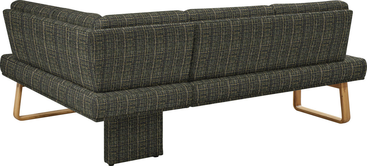 ECKBANK 280/174 cm  in Grün, Eichefarben  - Eichefarben/Grün, Design, Holz/Textil (280/174cm) - Dieter Knoll