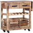 BARWAGEN Mangoholz massiv Naturfarben - Naturfarben, Design, Holz (80/82/35cm) - Landscape