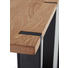 BARTISCH in Holz, Metall 120/50/105 cm - Eichefarben/Schwarz, Design, Holz/Metall (120/50/105cm) - Hom`in BARTISCH in Holz, Metall 120/50/105 cm - Eichefarben/Schwarz, Design, Holz/Metall (120/50/105cm) - Hom`in