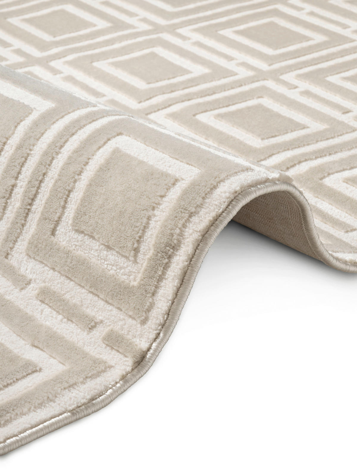 FLACHWEBETEPPICH 160/235 cm Perles Creme  - Creme, Design, Kunststoff (160/235cm) - Elle Decoration