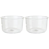 DESSERTSCHALE VETRO  - Transparent, Design, Glas (9,30/5,50/9,30cm) - Leonardo