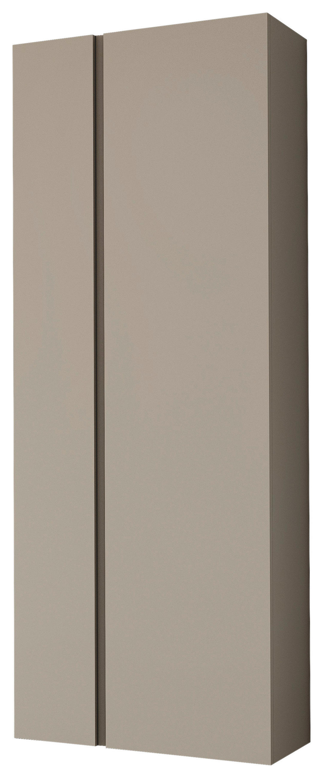 GARDEROBENSCHRANK Gardasee  in 60/165/33 cm  - Taupe, Design, Holzwerkstoff (60/165/33cm) - Moderano