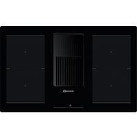 KOCHFELD-DUNSTABZUG-KOMBI BVH 92 2B K/1  - Schwarz, Basics, Glas/Metall (83/4,9/51,5cm) - Bauknecht