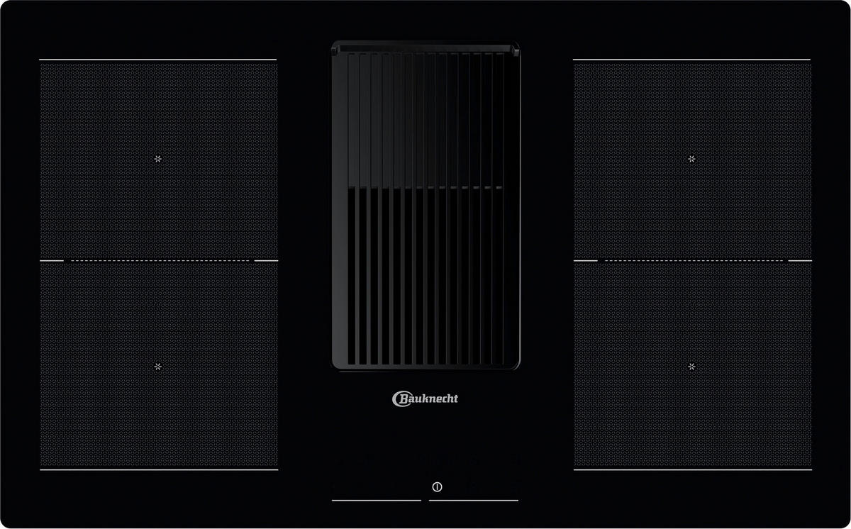 KOCHFELD-DUNSTABZUG-KOMBI BVH 92 2B K/1  - Schwarz, Basics, Glas/Metall (83/4,9/51,5cm) - Bauknecht