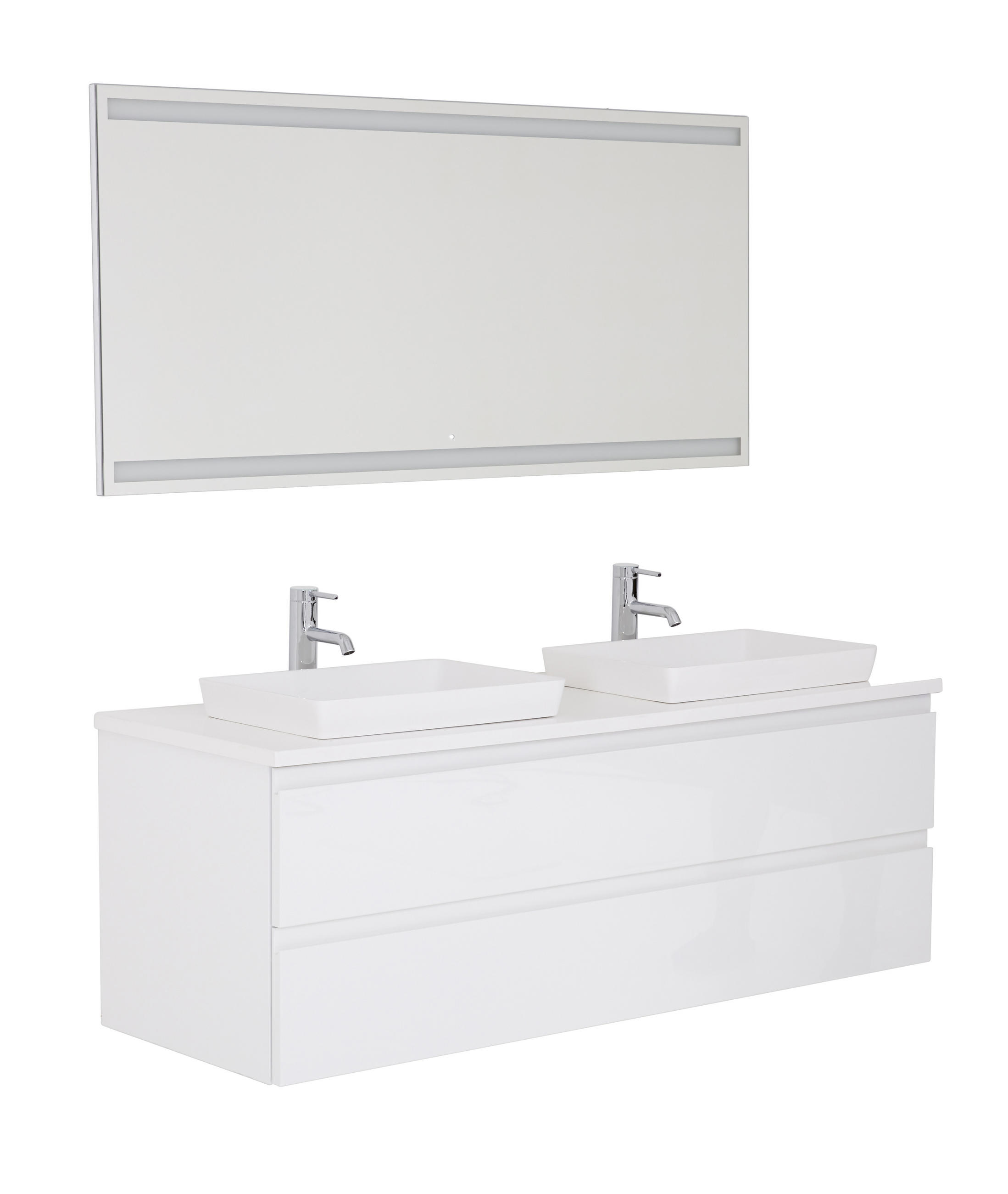 BADRUM 140 cm  - vit, Design, trämaterial (140cm)
