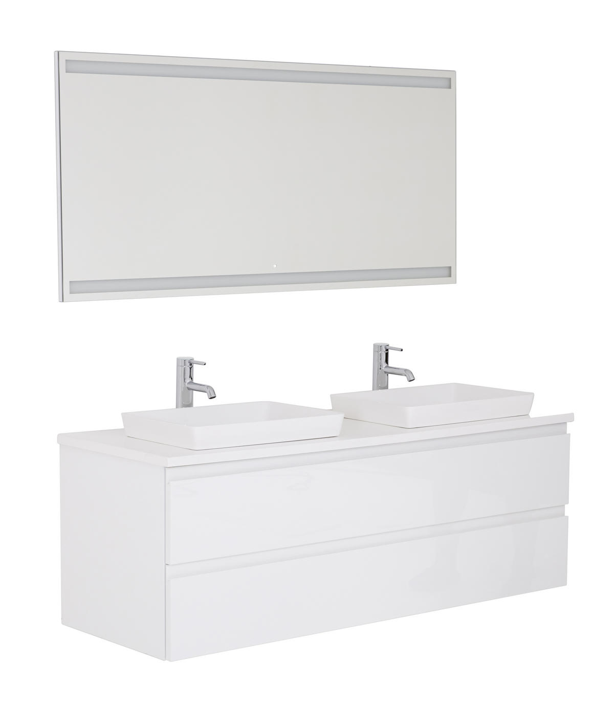 BADRUM 140 cm  - vit, Design, trämaterial (140cm)