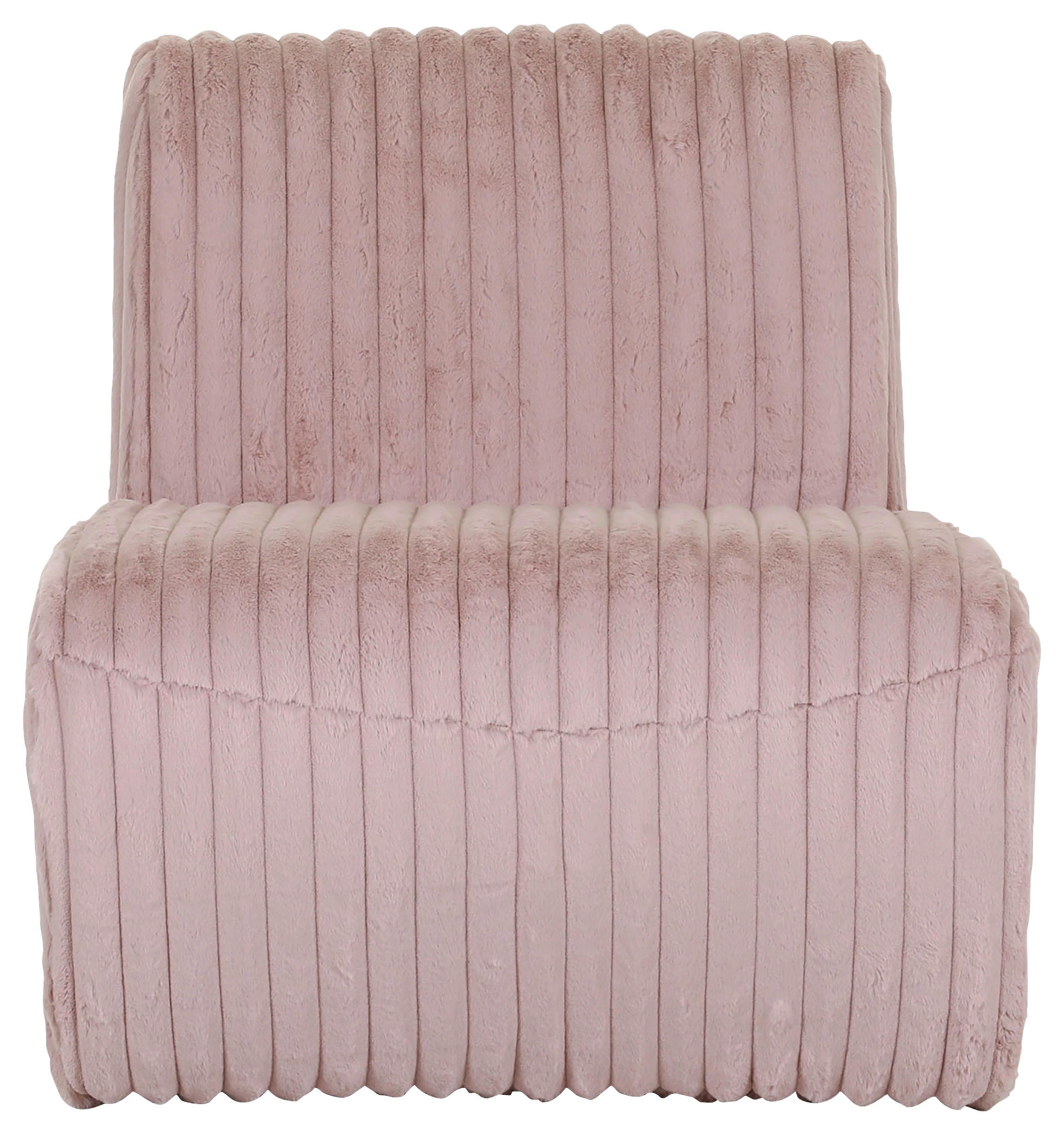 SESSEL in Cord Rosa  - Schwarz/Rosa, KONVENTIONELL, Kunststoff/Textil (68/72/89cm) - Carryhome