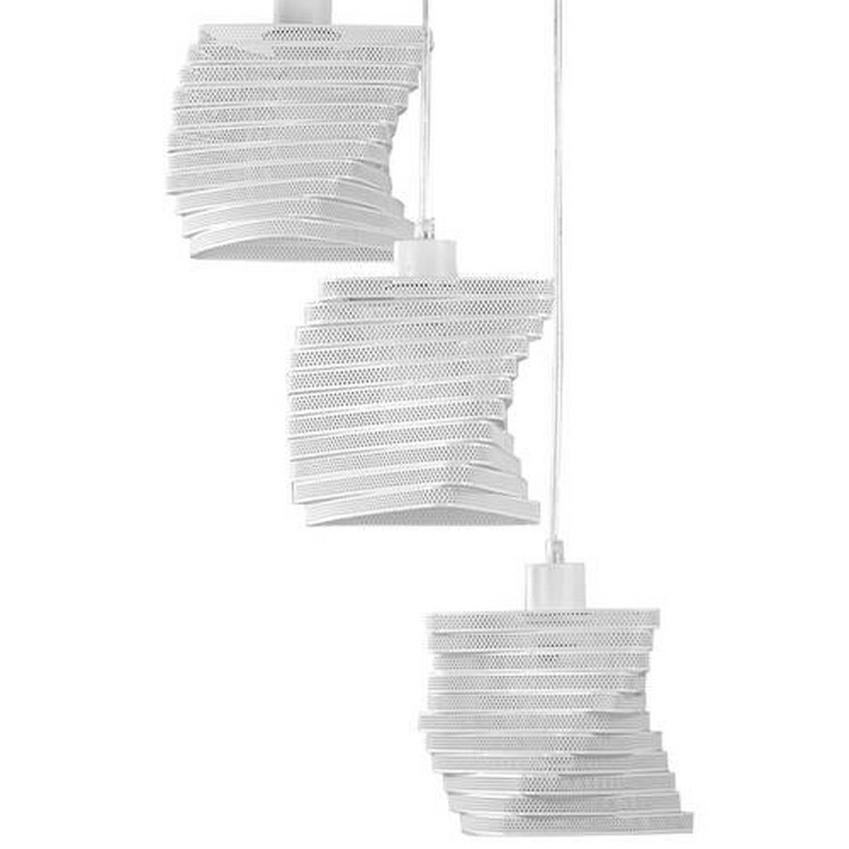 ZÁVĚSNÉ SVÍTIDLO, 44/120 cm  - bílá, Design, kov (44/120cm)