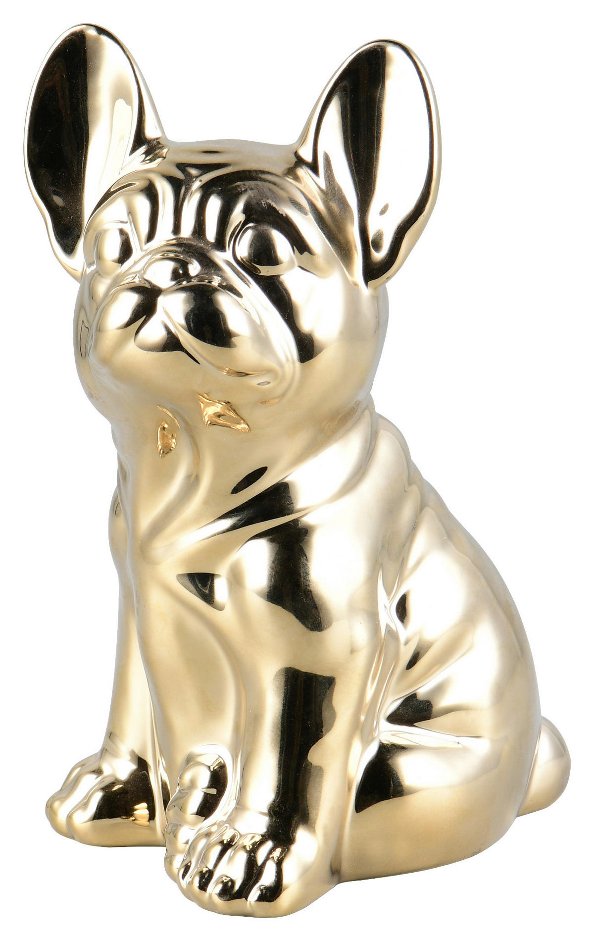 DEKOHUND - Goldfarben, Design, Keramik (14/20/11cm)