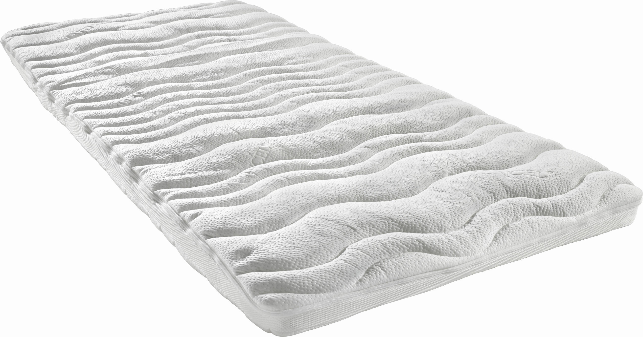 Thumbnail - Sleeptex Topper, Weiß, Textil, 140x200 cm, Textiles Vertrauen - Oeko-Tex®, Bezug abnehmbar/waschbar, für Hausstauballerg...