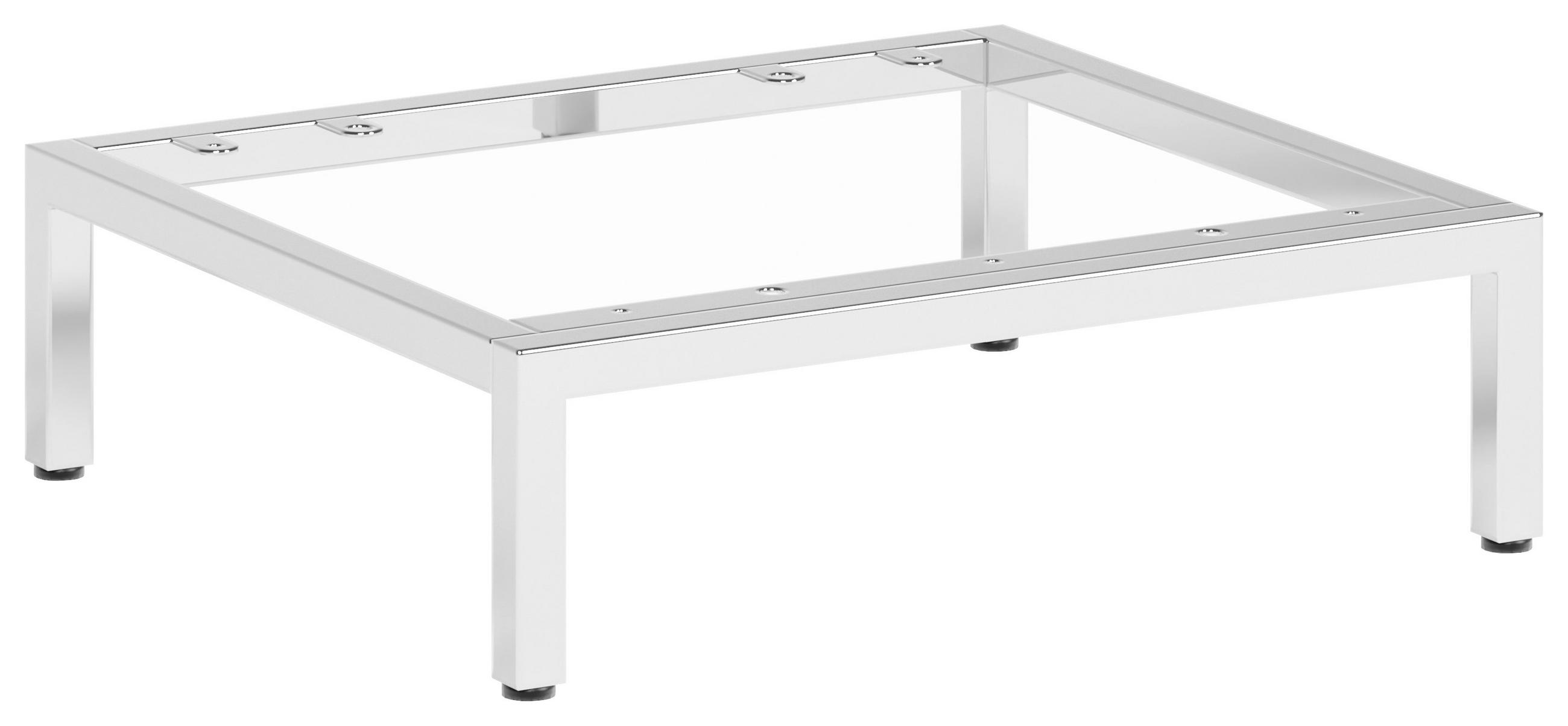 FUßGESTELL - Chromfarben, Basics, Metall (44,6/13/39,5cm)