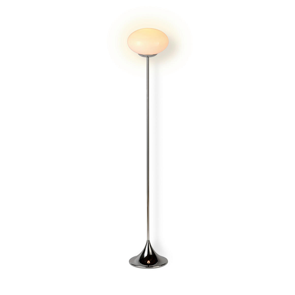 STEHLEUCHTE 25/149 cm  - Rosa, Design, Glas/Metall (25/149cm) - Osram