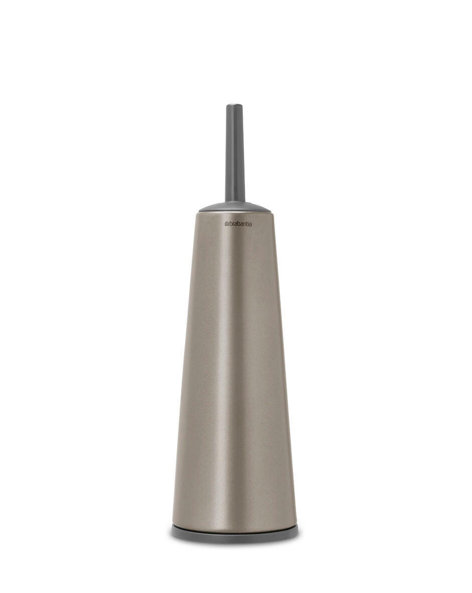 WC-GARNITURA S ŠČETKO - siva, Basics, kovina/umetna masa (12/42/12cm) - Brabantia