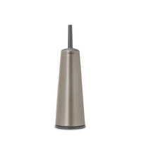 WC-GARNITURA S ŠČETKO - siva, Basics, kovina/umetna masa (12/42/12cm) - Brabantia