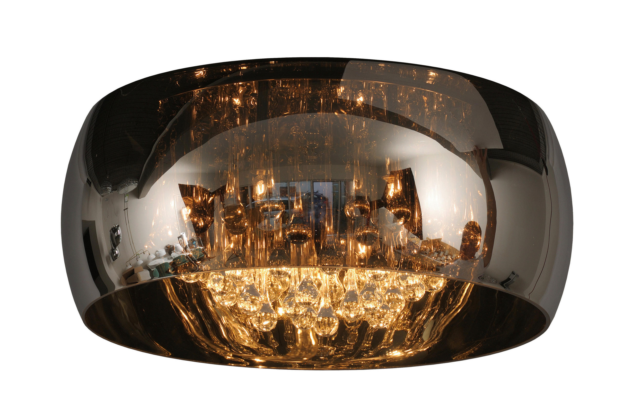 DECKENLEUCHTE PEARL 50/50/25 cm   - Design, Glas (50/50/25cm) - Lucide