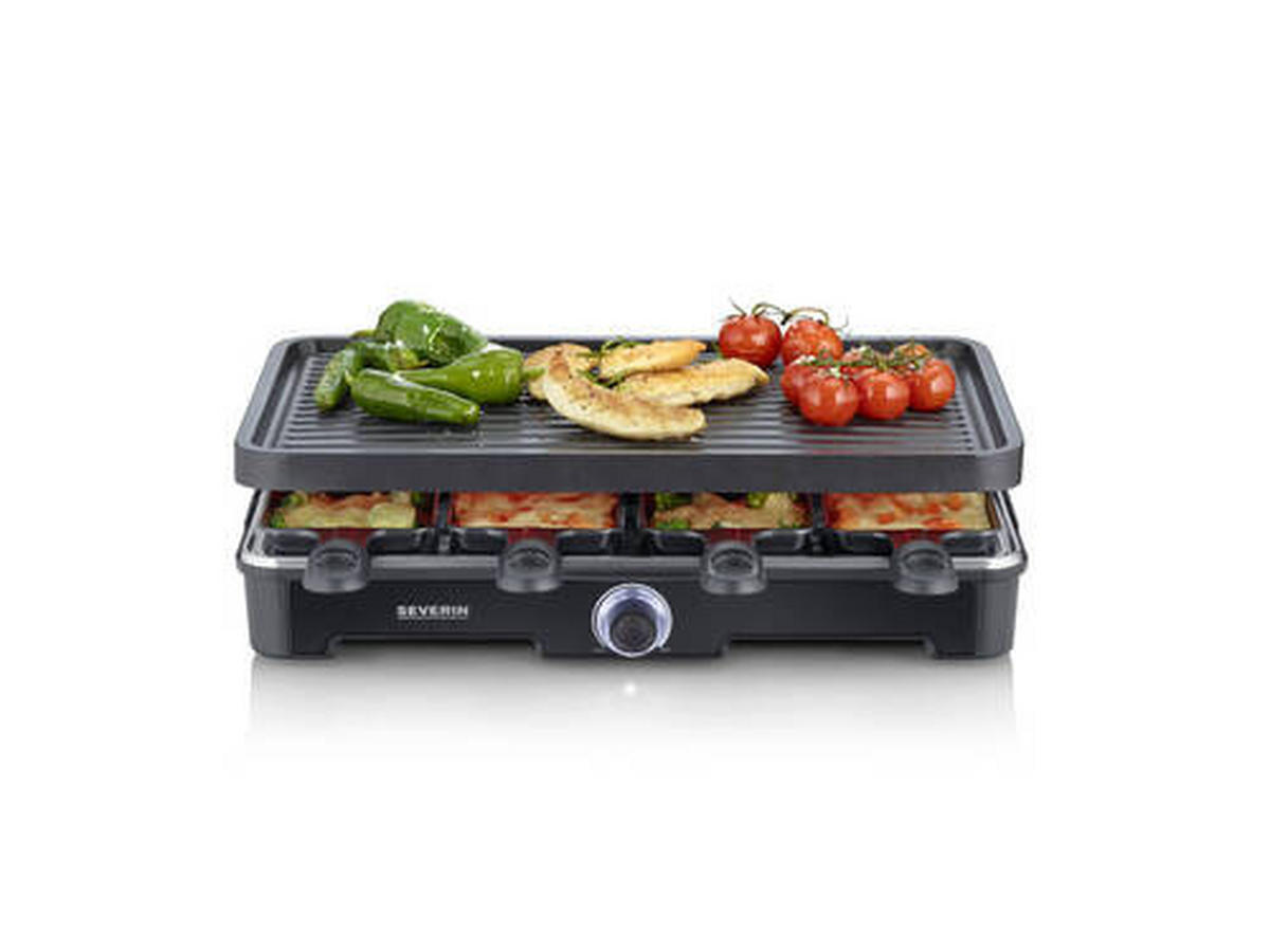 RACLETTE-GRILL  - Schwarz, Basics, Kunststoff - Severin