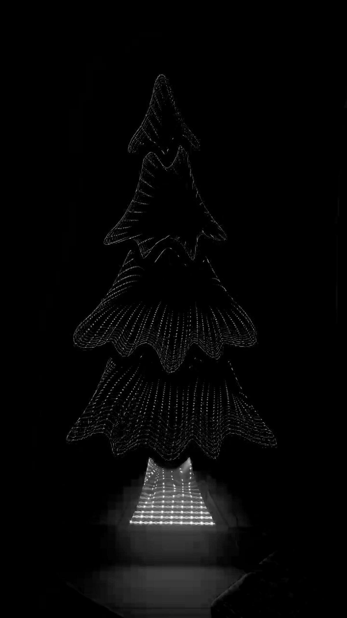 DEKOBAUM  - Schwarz/Orange, LIFESTYLE, Holzwerkstoff/Kunststoff (29/60,5/12cm) - X-Mas