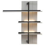 WANDBOARD Hellgrau, Sahara  - Hellgrau/Sahara, Design, Glas/Holzwerkstoff (120/137/31cm) - Novel