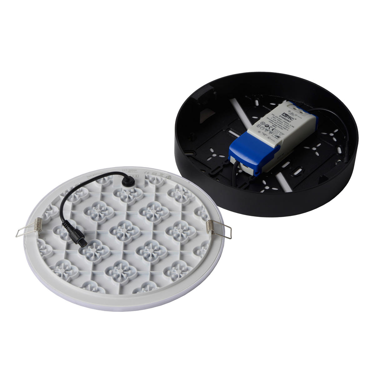 LED-BADEZIMMER-DECKENLEUCHTE - Konventionell, Metall (21.5/21.5/4.6cm) - Lucide