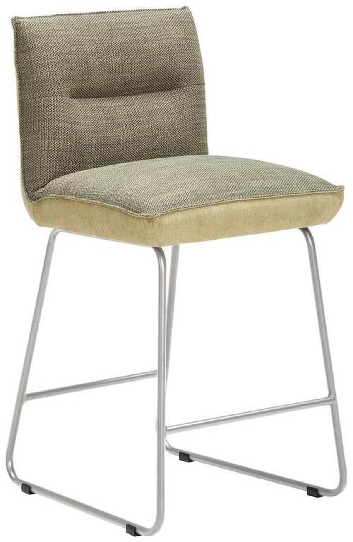 TRESENSTUHL in Metall, Textil Grün, Edelstahlfarben, Hellgrün  - Edelstahlfarben/Hellgrün, Design, Textil/Metall (48/92/54cm) - Dieter Knoll