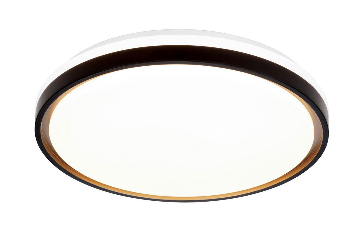 LED SVJETILJKA STROPNA  - bijela/zlatne boje, Basics, metal/plastika (49/6,7cm) - Novel