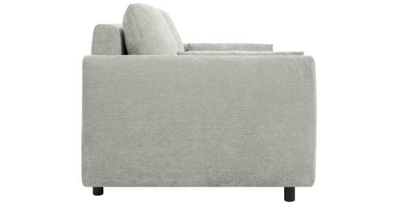 SCHLAFSOFA Chenille Silberfarben  - Silberfarben/Schwarz, KONVENTIONELL, Kunststoff/Textil (161/90/108cm) - Carryhome