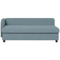LIEGE in Blau  - Wengefarben/Blau, MODERN, Holz/Textil (206/80/94cm) - Joka