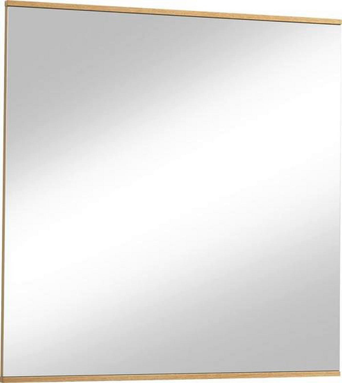 WANDSPIEGEL 82/82/2,1 cm  - Eichefarben, Design, Glas/Holz (82/82/2,1cm)