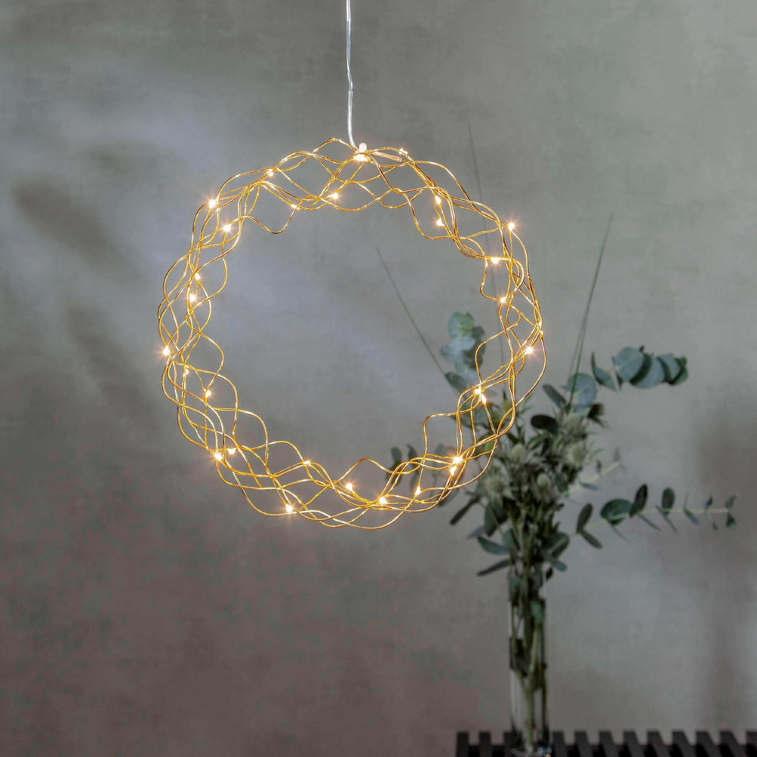LED-DEKOLEUCHTE  - Transparent/Messingfarben, Basics, Metall (60cm) - Eglo