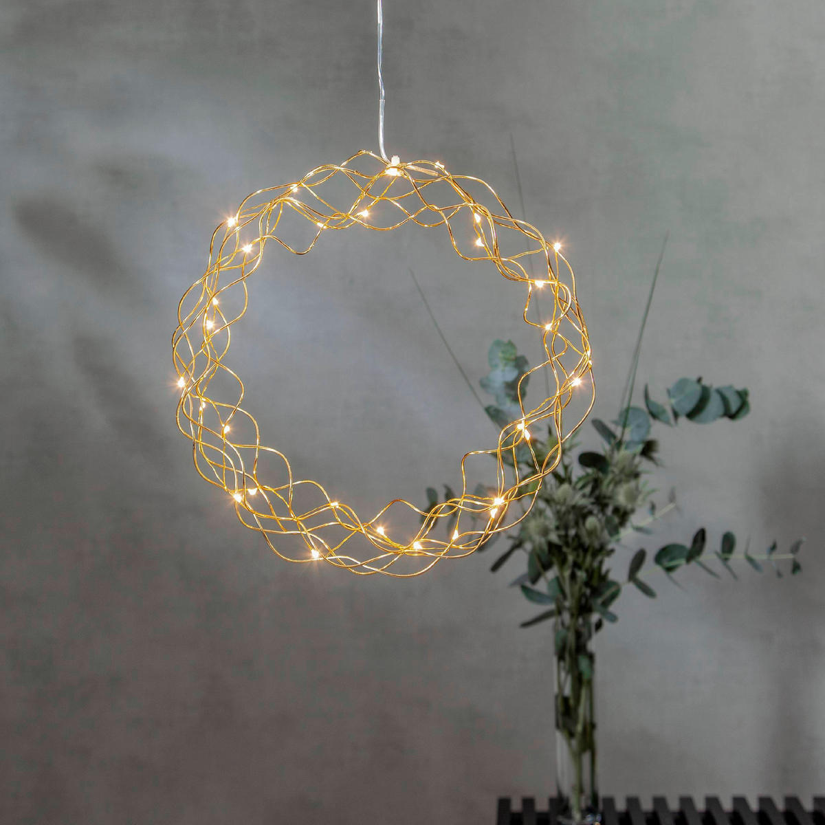 LED-DEKOLEUCHTE  - Transparent/Messingfarben, Basics, Metall (60cm) - Eglo