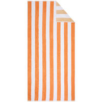 STRANDTUCH Orange, Weiß, Beige 90/180 cm  - Beige/Orange, Basics, Textil (90/180cm) - Esposa