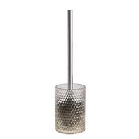 WC-BÜRSTENGARNITURKunststoff  Kunststoff   - Sandfarben/Alufarben, Basics, Glas/Kunststoff (9,5/36,5cm) - Kleine Wolke