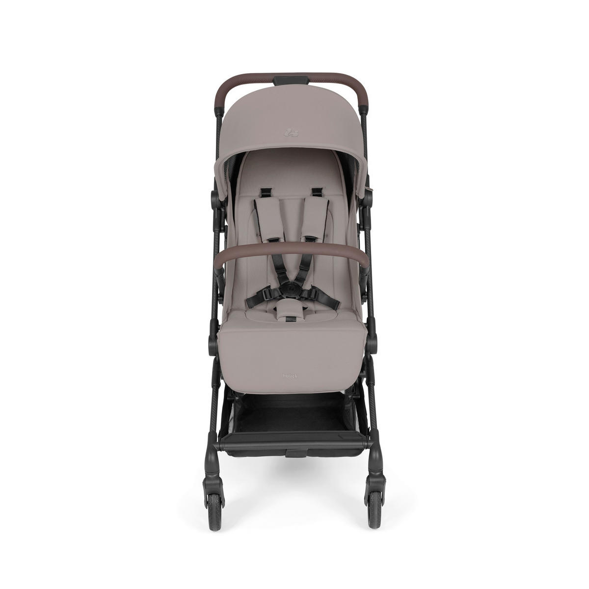 BUGGY Lite N Care  - Greige/Schwarz, Basics, Textil/Metall (89/43,5/100cm) - Hauck