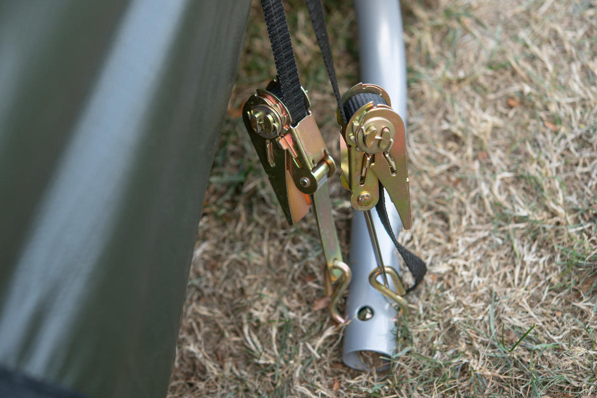 PLACHTOVÁ GARÁŽ 610/300/240 cm   - zelená, Basics, kov/plast (610/300/240cm)