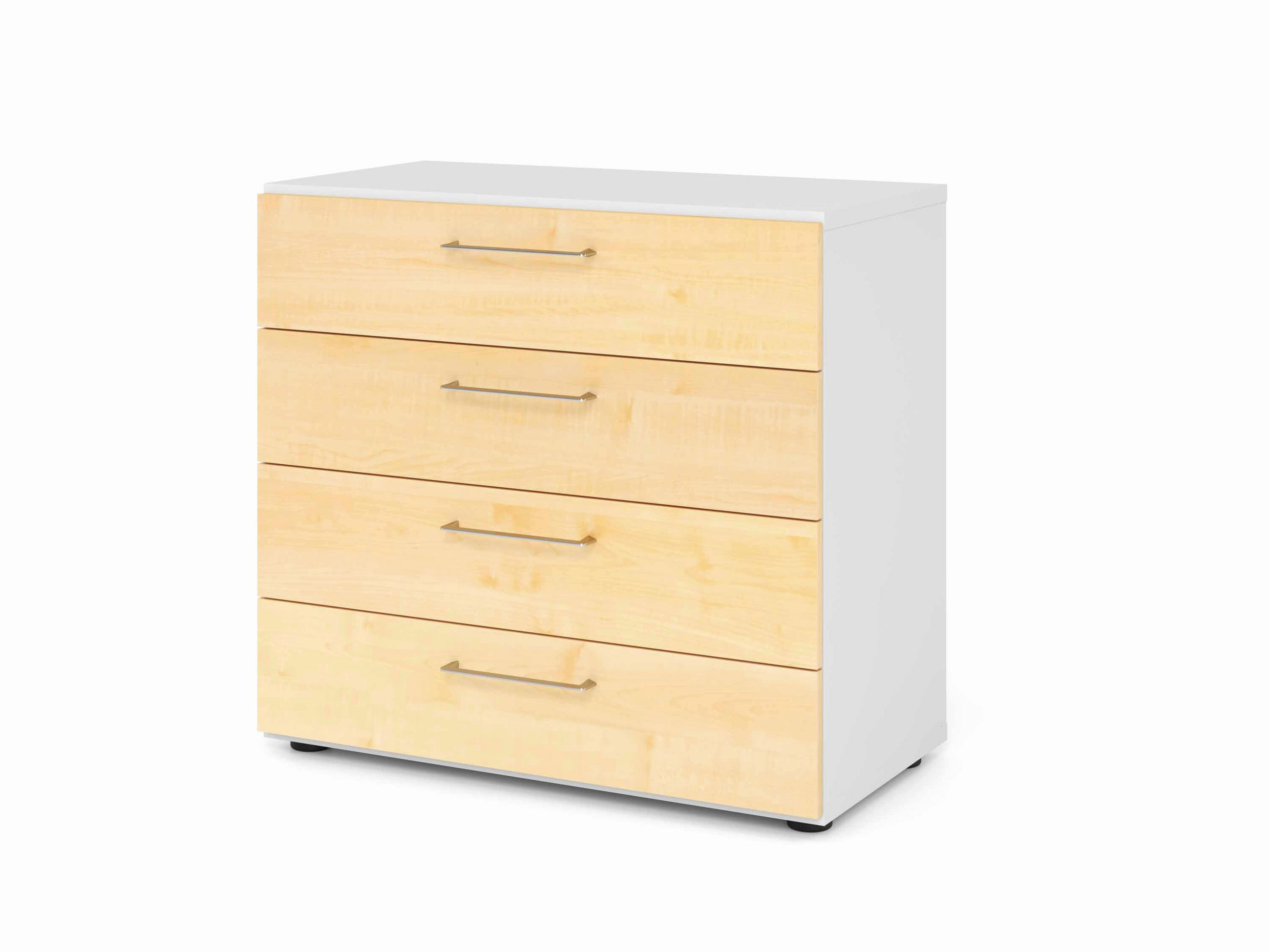 AKTENSCHRANK Weiß, Ahornfarben  - Ahornfarben/Weiß, Basics, Holzwerkstoff (80/74,8/41,7cm) - Venda