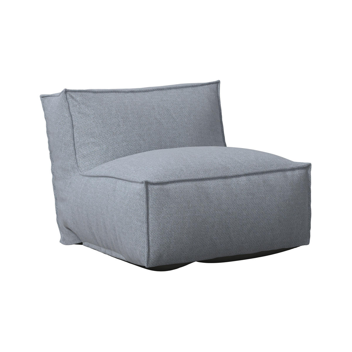LOUNGESOFA  - Grau, MODERN, Textil (95/80/95cm) - Ambia Garden