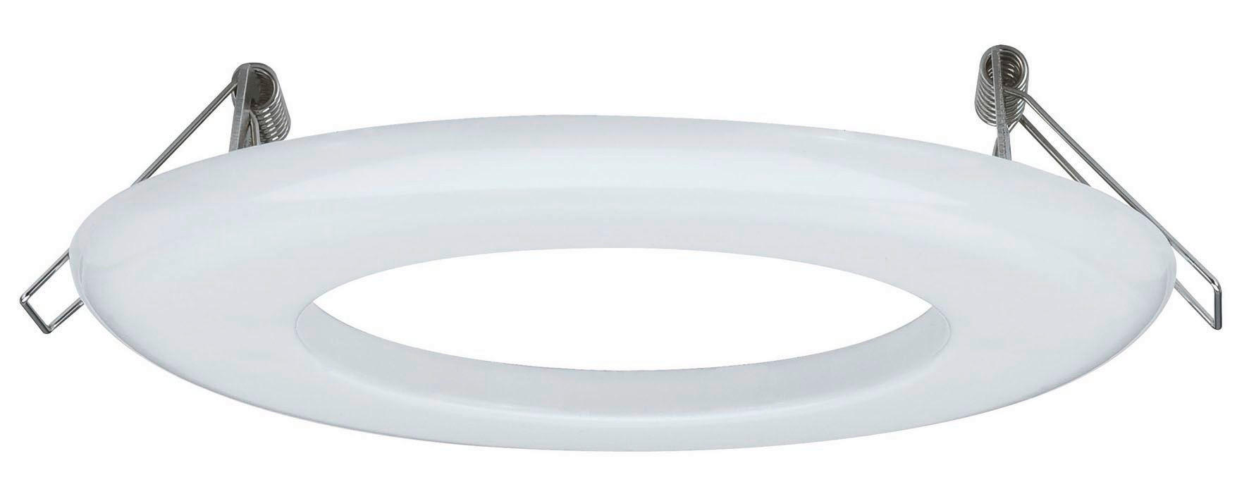 EINBAURAHMEN 13 cm  - Weiß, Basics, Metall (13cm) - Paulmann