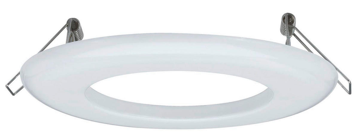 EINBAURAHMEN 13 cm  - Weiß, Basics, Metall (13cm) - Paulmann