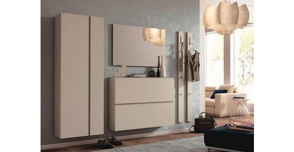 GARDEROBENSCHRANK 60/179/33 cm  - Taupe/Anthrazit, Design, Holzwerkstoff (60/179/33cm) - Moderano